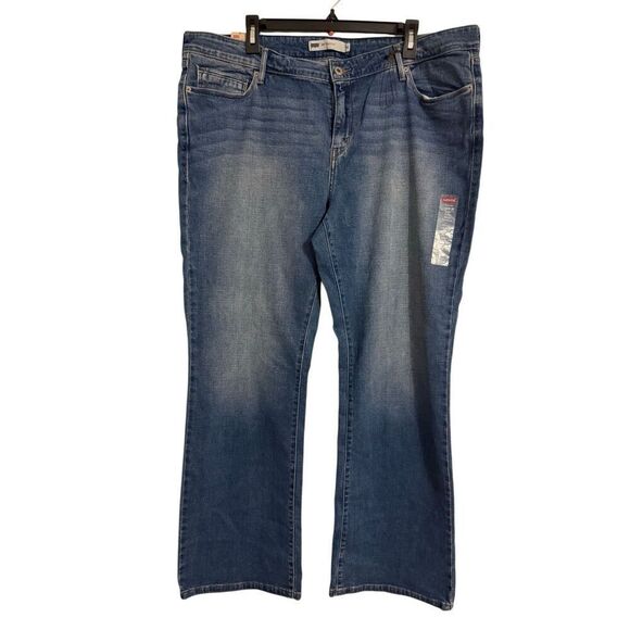 Brand New Levi’s 590 Fuller Waist Bootcut Denim Jeans Plus Size 18 - Picture 3 of 16